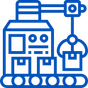 Manufacturing diagram icon