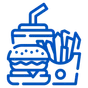 Food service diagram icon