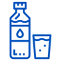 Beverage production diagram icon